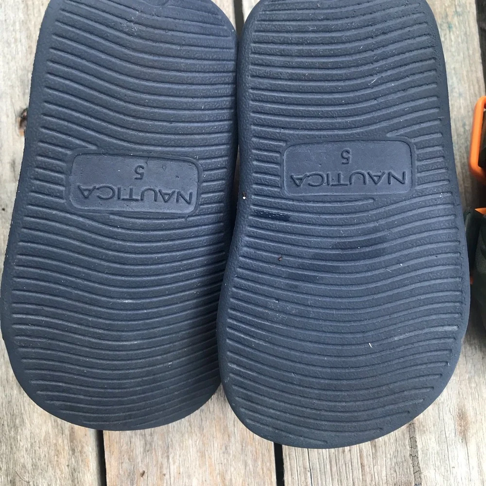 Bundle Of Four (4) Toddler Sandals, Champion, Nautica, Cat & Jack,OshKosh,Size 5